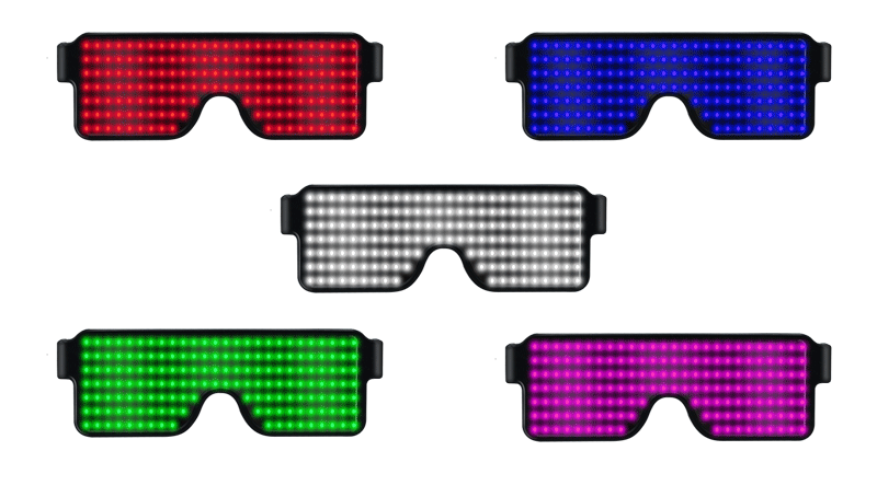 Leadleds: gafas LED Bluetooth personalizables que muestran