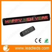 China LLDP762-Y780RGY LED display board scrolling tricolor message by remote program, high attractive factory