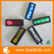 China Super bright LED Scrolling Name Badge on clothes for sales promotion (LLD180-B721) factory