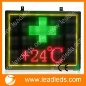 Leadleds LED Pharmacy Open Sign Publicidad Display Board para medicina Farmacia Farmacia Clínica