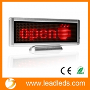 China Leadleds Led Mobile Scrolling Message Display Sign Programmable by USB Cable for Business Sign factory