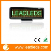 China Leadleds Scrolling Led Display Board Message USB Programmable Advertising Led Sign Lithium Battery Rechargeable factory
