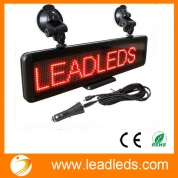 Leadleds 16*64 Dots Moving Message Display Programmable LED SIGN Board for Car Advertising