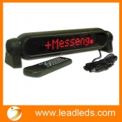 La fábrica de China New advertising product 7x50pixels red programmable led moving message sign board