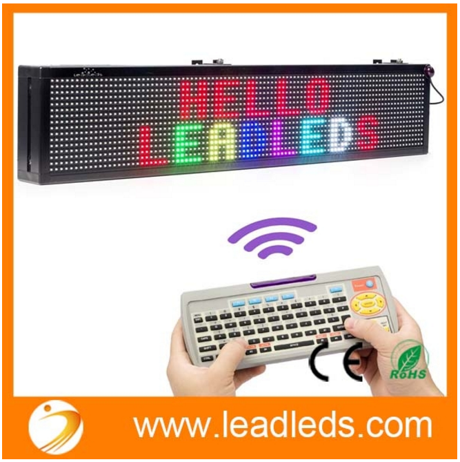 How to make a Multi colour LED sign board 