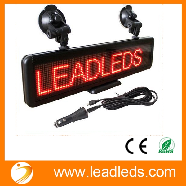 led scrolling message car display programmable led sign board used