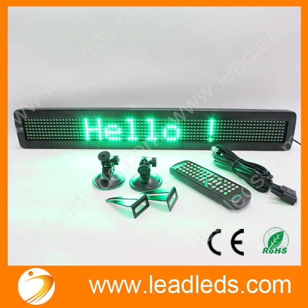 12v Programmierbare Auto LED Display Werbung Scrolling Nachricht Zeichen  Fernbedienung