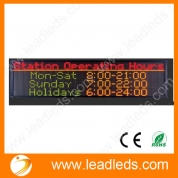 China best sellers multi-language single color indoor p7.62 ali led display factory